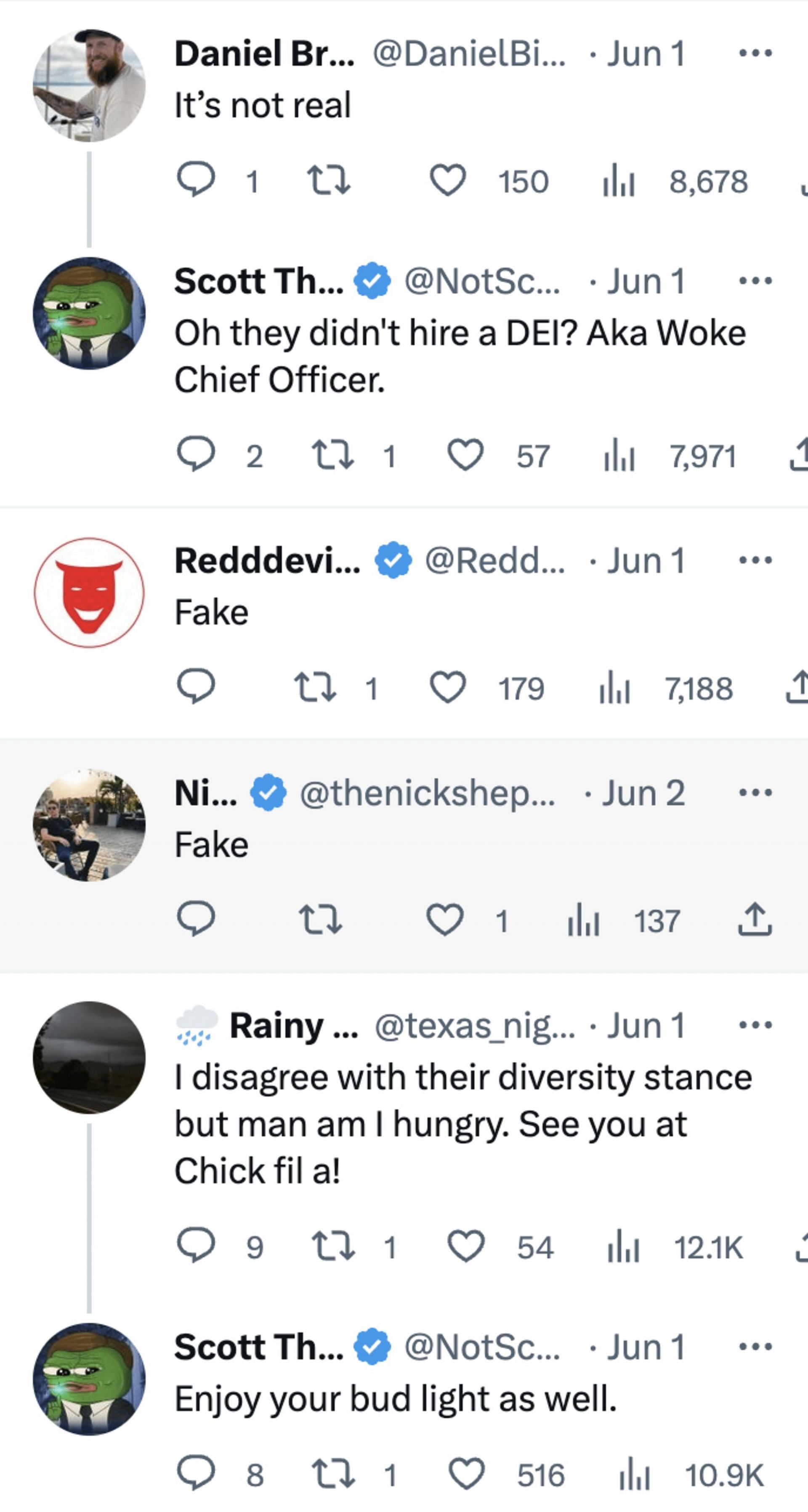 Social media users reacted to the fake news of the fast food chain changing its logo to a LGBTQ-themed one ahead of the Pride Month. (Image via Twitter)