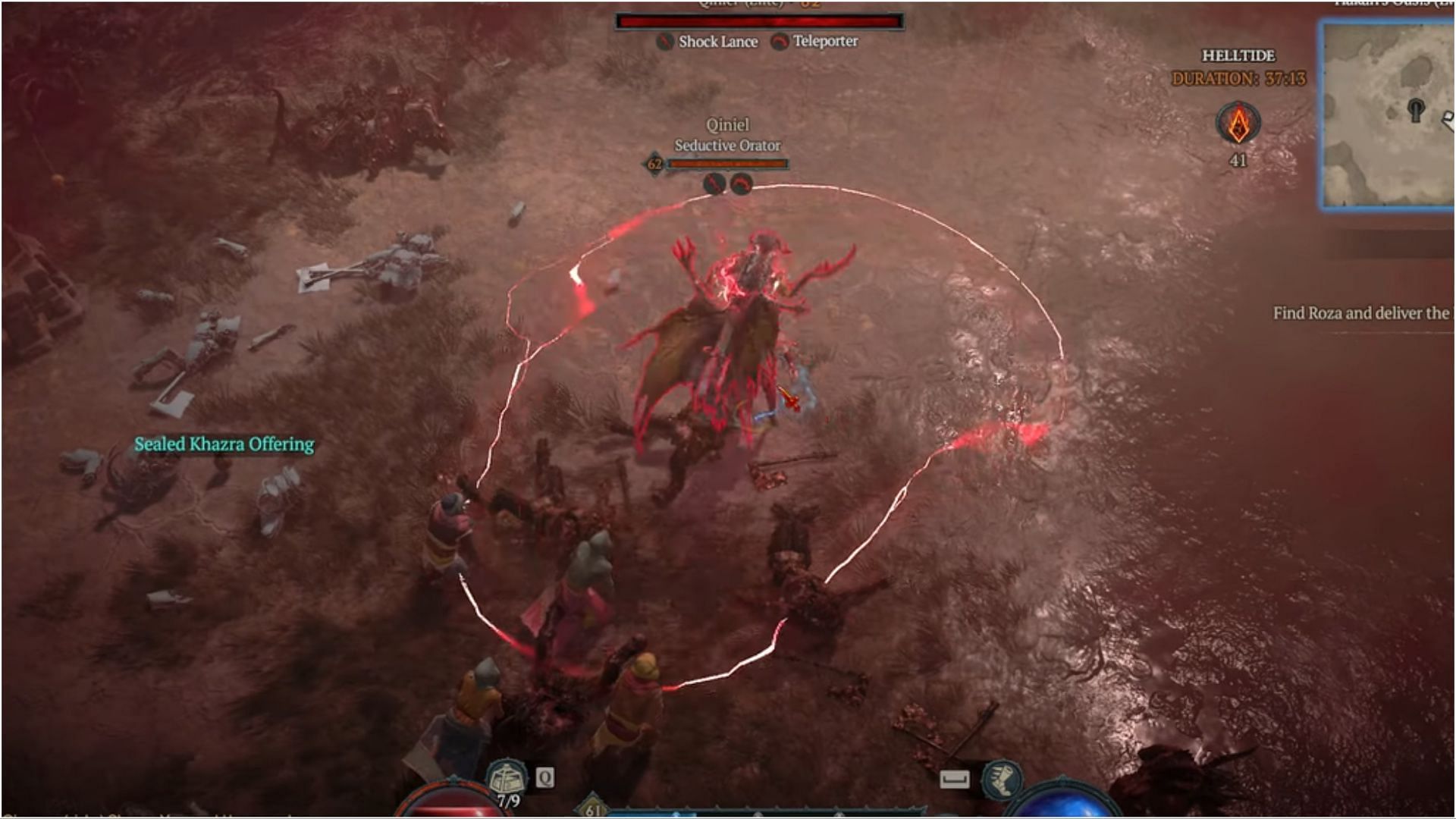 Dodge her lightning attacks (Image via Blizzard Entertainment)
