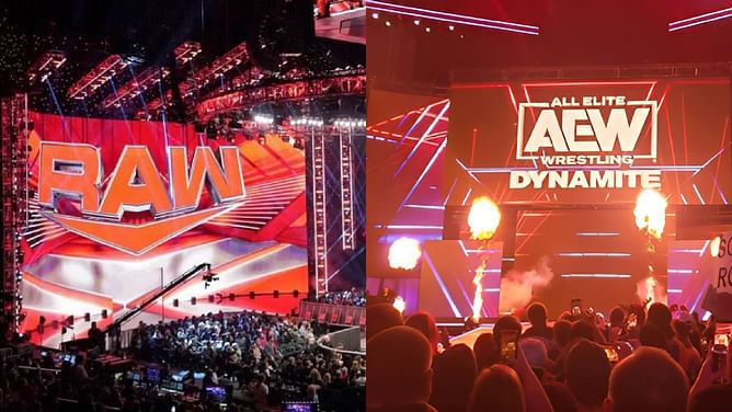 AEW commercial airs during WWE RAW