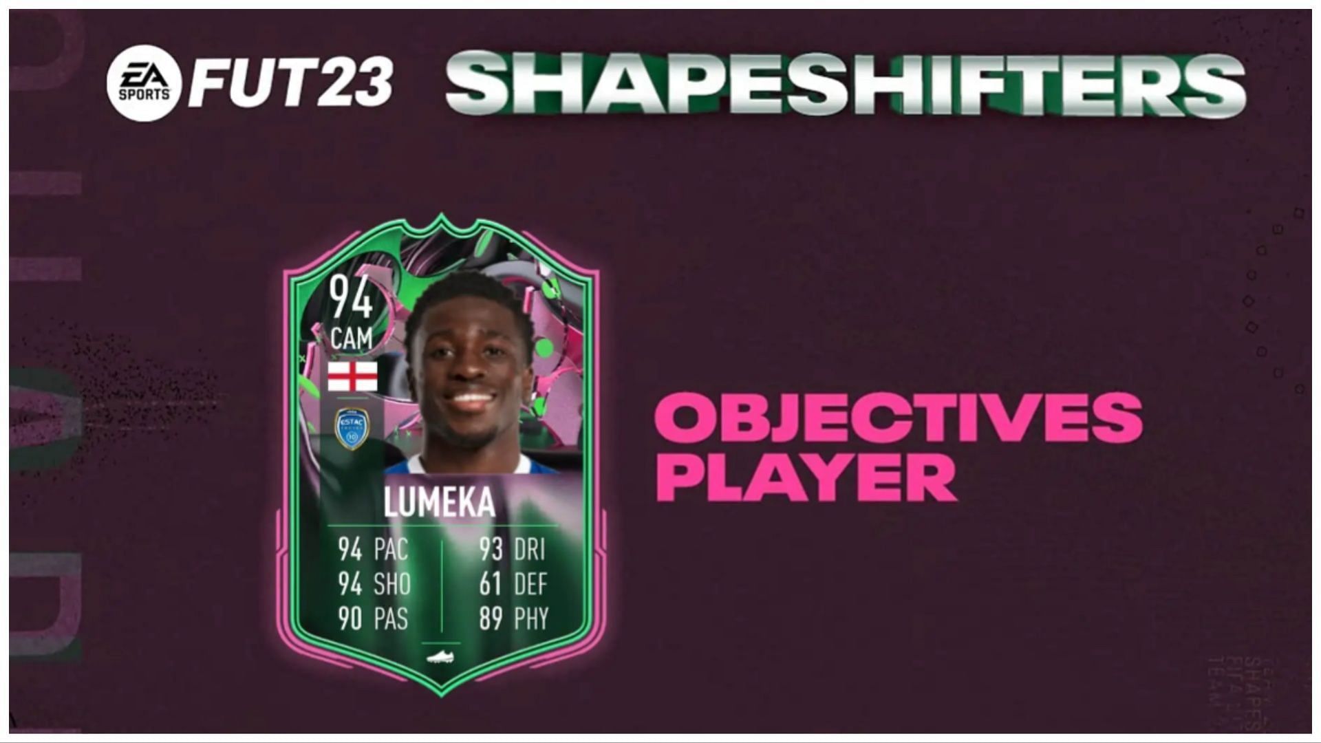 Shapeshifters Levi Lumeka is now available (Image via EA Sports)
