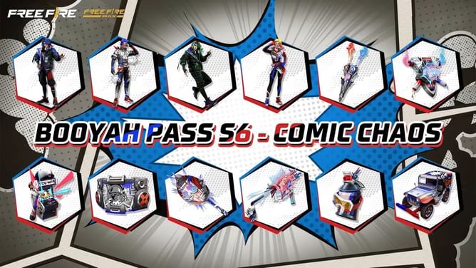 Free Fire Booyah Pass Season 6 for June revealed: Price, main rewards, and more (MAX version)