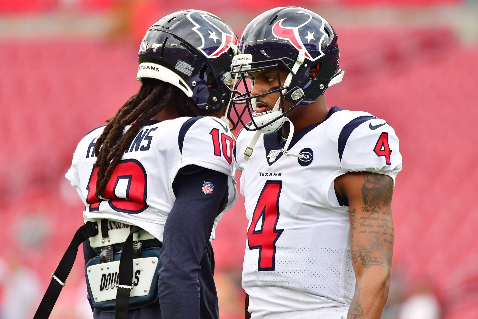 Chemistry growing between Texans' DeAndre Hopkins, Deshaun Watson