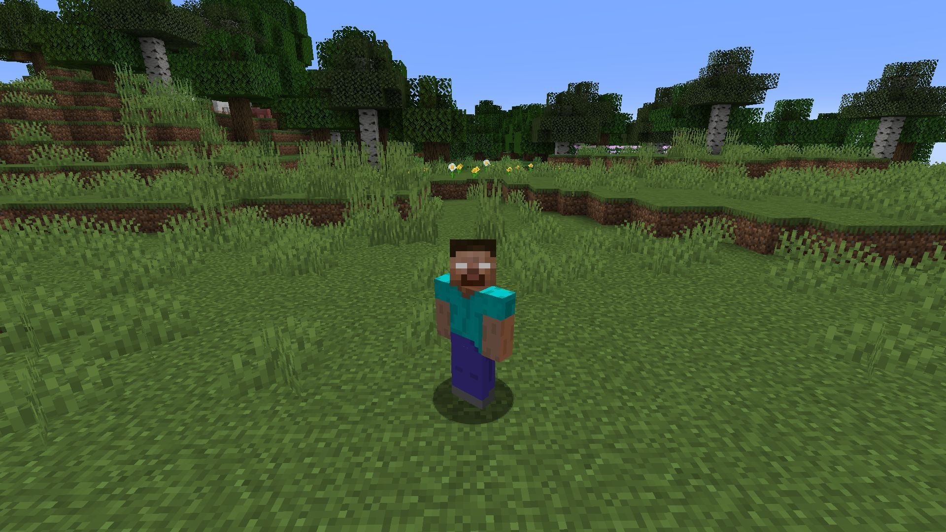 Take on the appearance of one of Minecraft&#039;s longest-running urban legends with this skin (Image via Mojang)