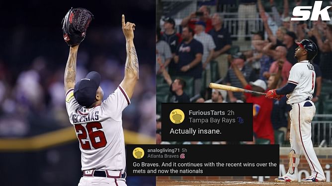 Atlanta Braves fans ecstatic as team has only lost one season series against a National League East team since 2018: "Actually insane"