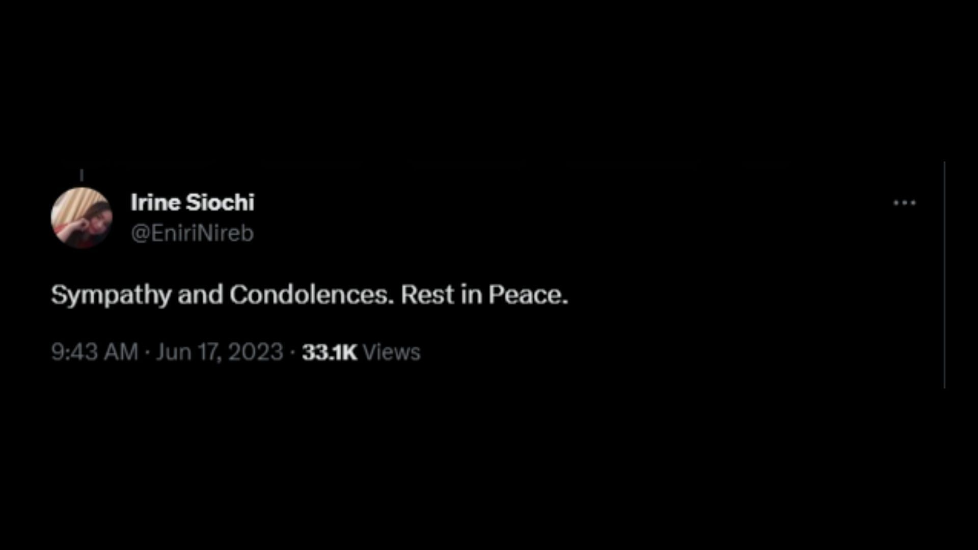 Screenshot of a Twitter user remembering Guzman. (Photo via @inquirerdotnet/Twitter)