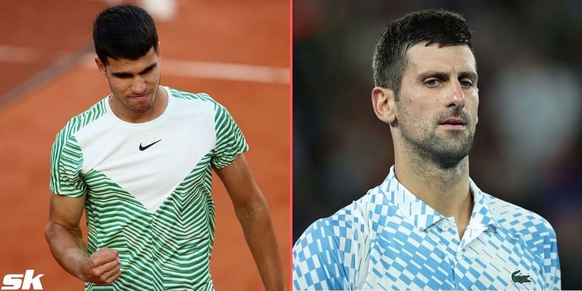 French Open  World number one Carlos Alcaraz, Novak Djokovic on