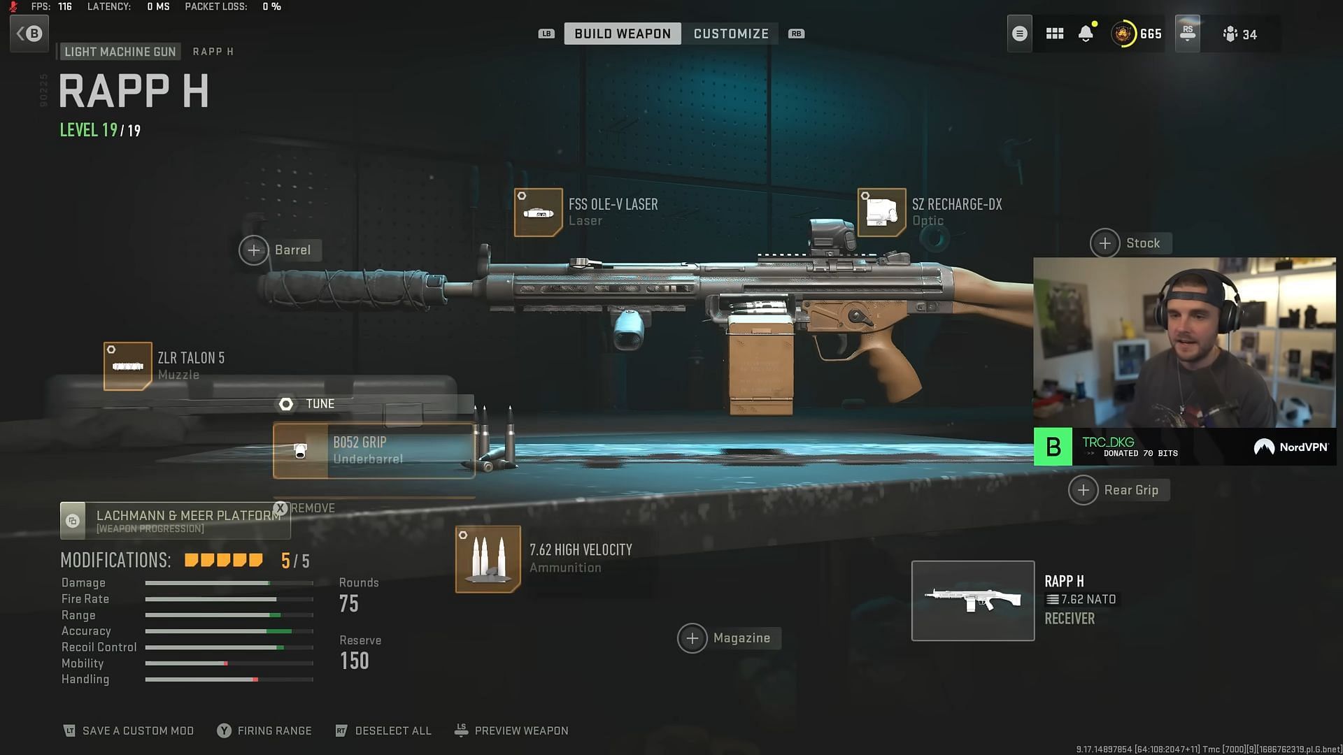 RAPP H Loadout (Image via YouTube/ BennyCentral)