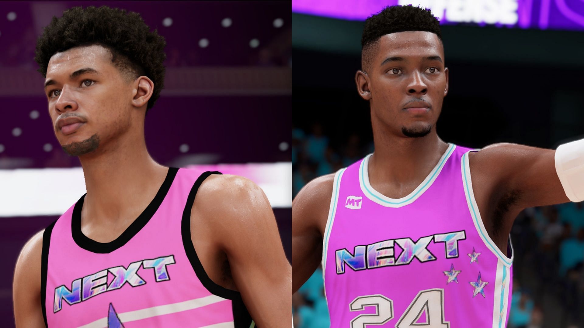 Both Wembanyama and Miller are available in NBA 2K23 packs (Image via 2K Sports)