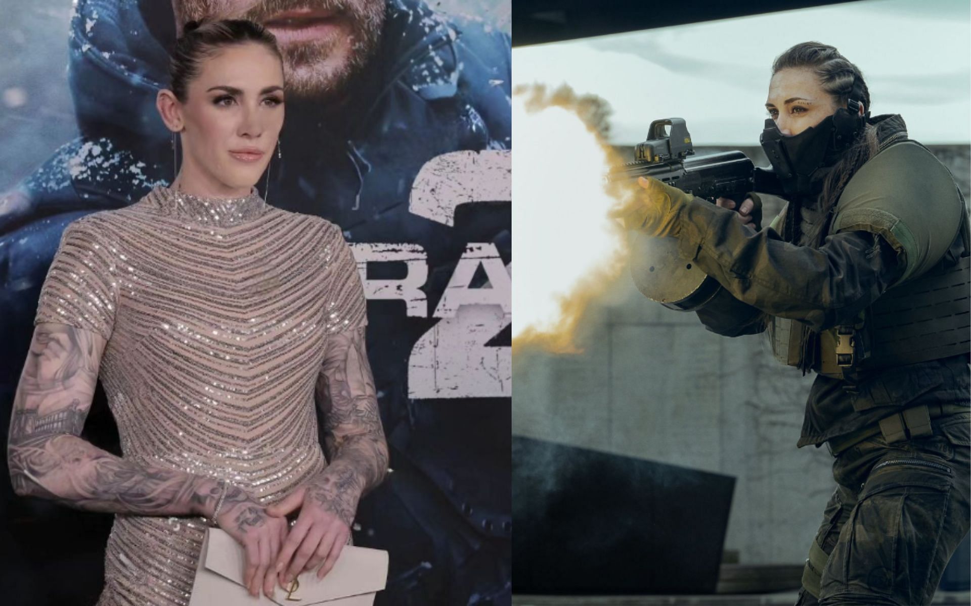 Megan Anderson in Extraction 2 [Images via: @megananderson on Instagram]