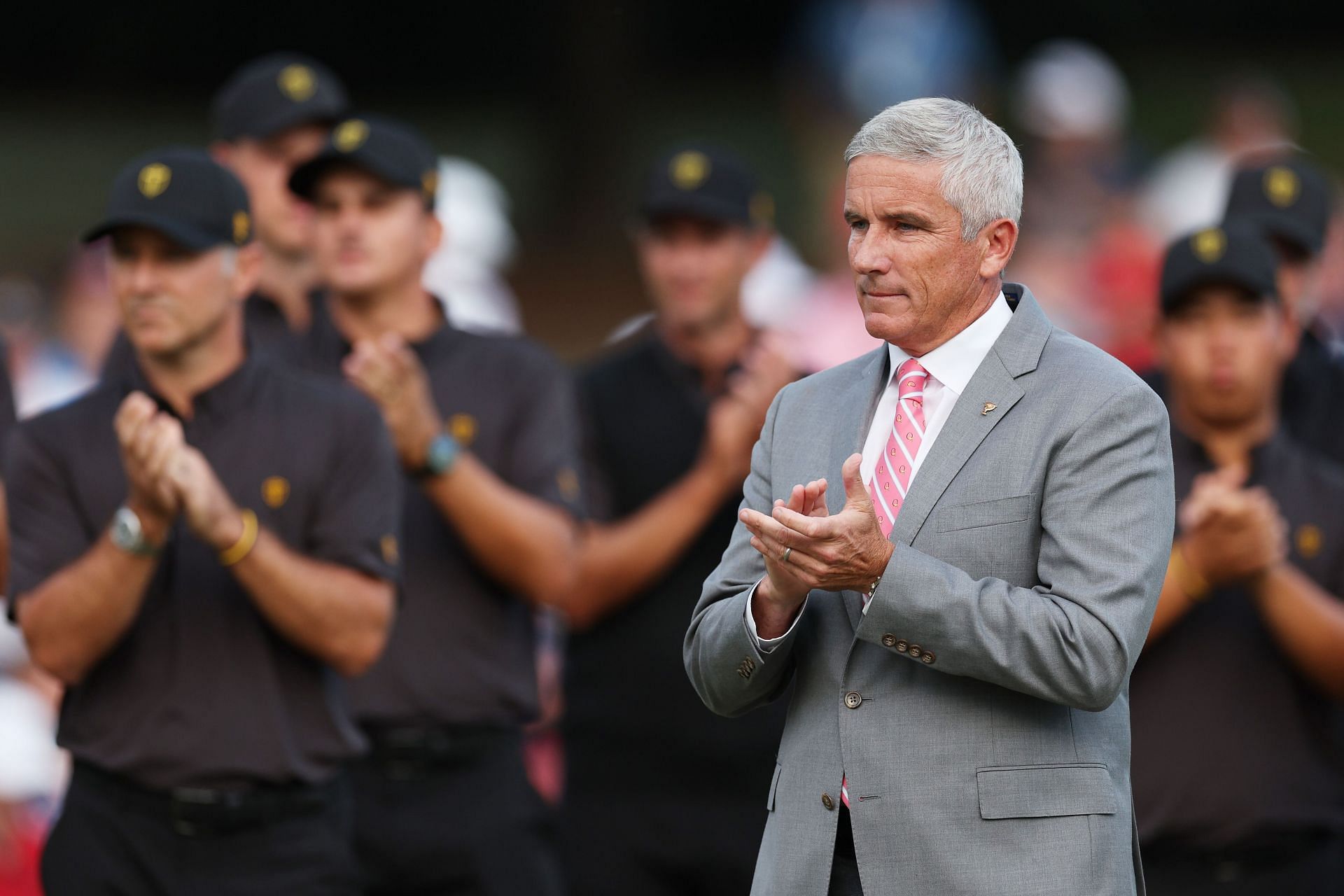 Jay Monahan during the 2022 Presidents Cup