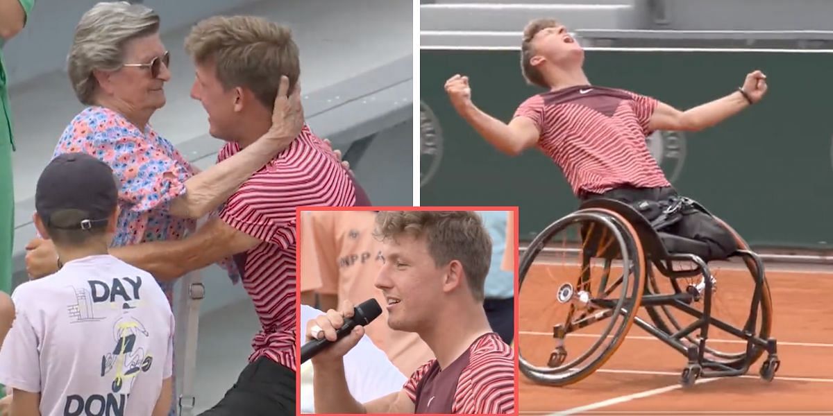 Niels Vink wins wheelchair quad singles title at 2023 French Open 