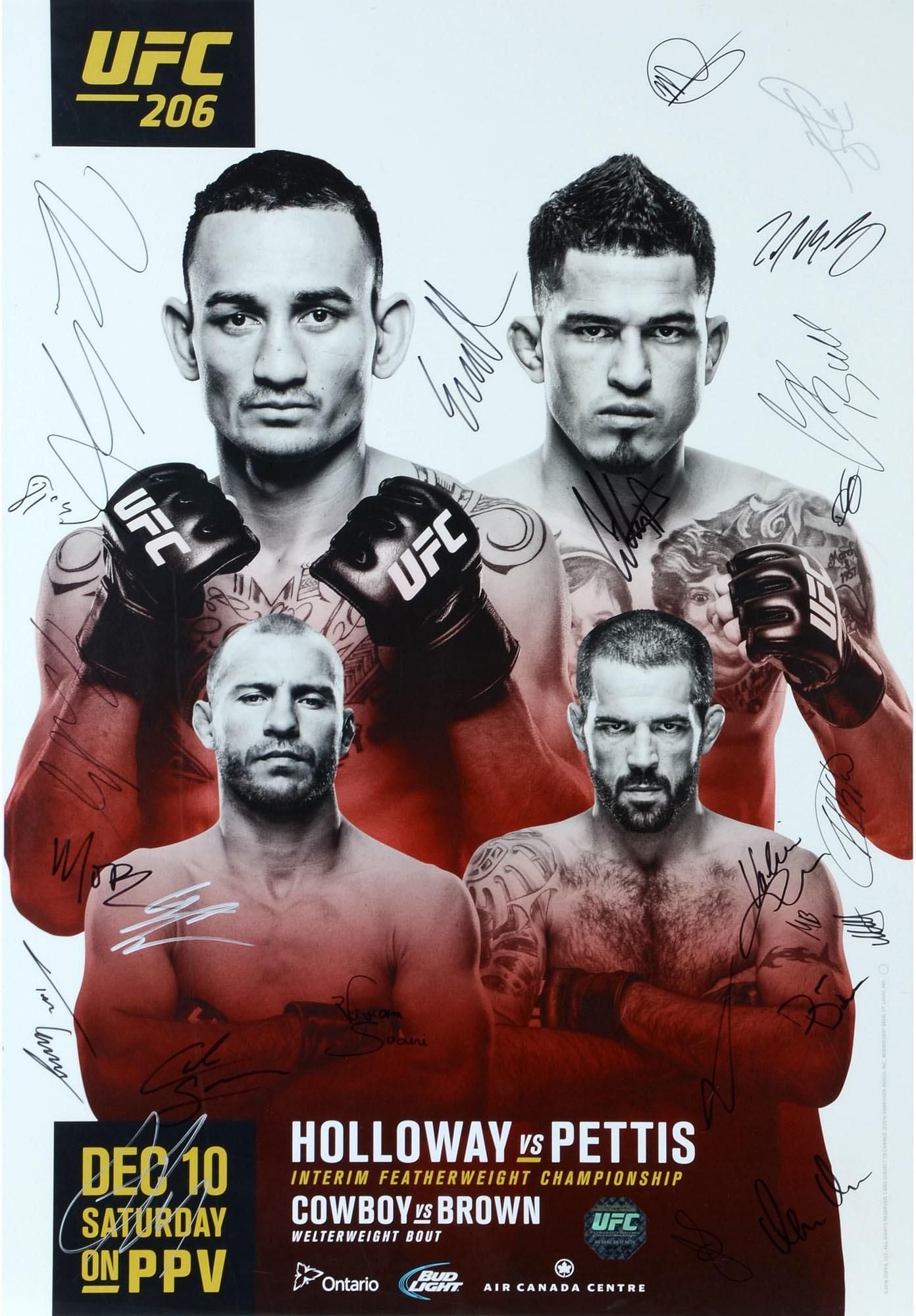 Holloway vs. Pettis poster [Image via @espnmma on Instagram]