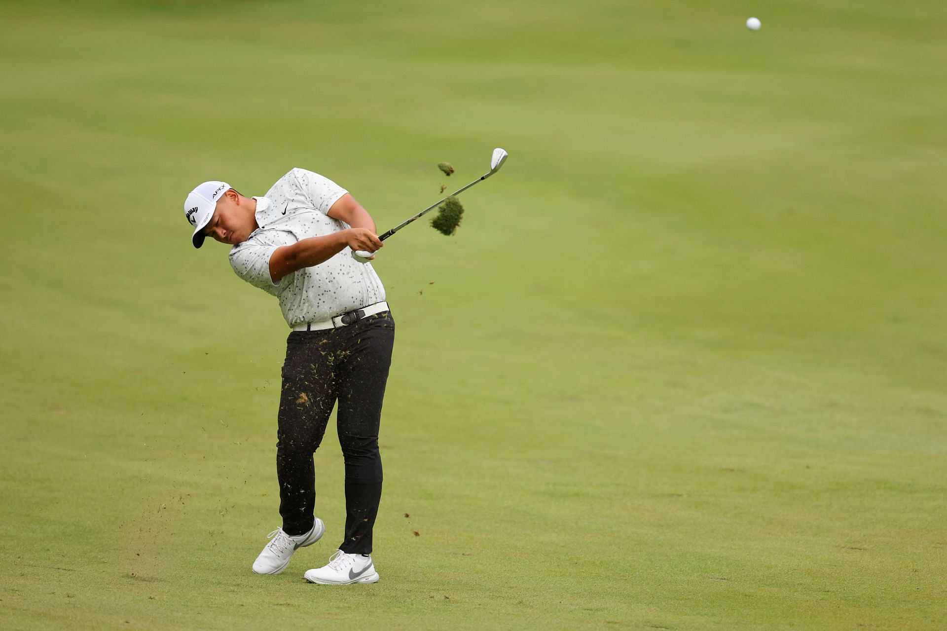 Kevin Yu at the Travelers Championship - Round Two