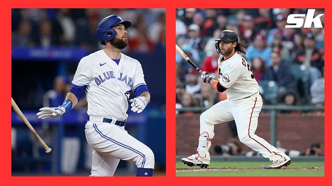 Brandon Belt jokingly derides former Giants teammate Brandon Crawford in first meeting since departure