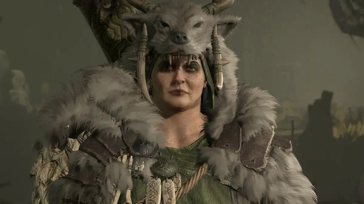 A female Druid wearing the Fur-Lined armor set (Image via Blizzard)