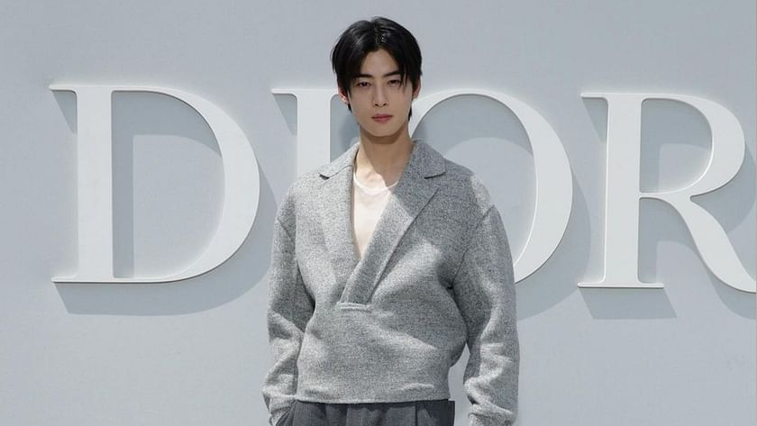 Cha Eun Woo 차은우 Daily on X: Cha Eun Woo at Dior Paris Fashion