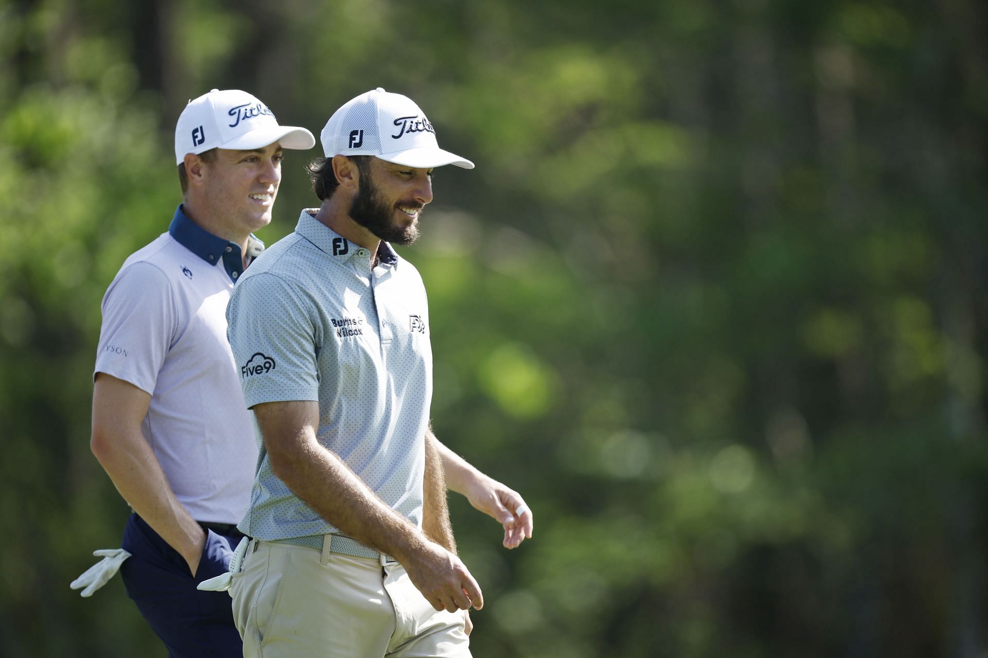 Max Homa and Justin Thomas at THE PLAYERS Championship (Image via Getty).