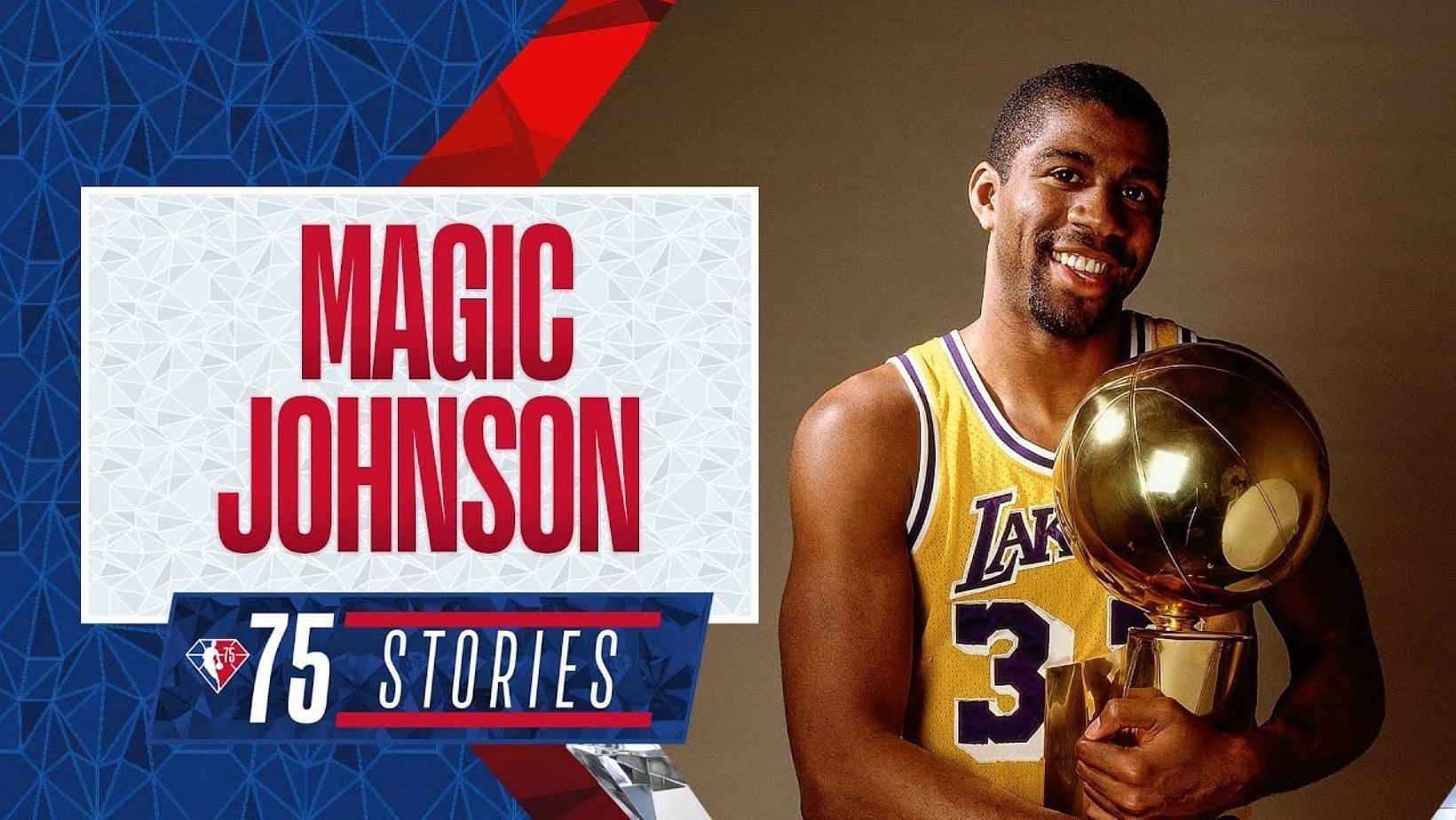 Magic Johnson is a five-time champion with the LA Lakers.