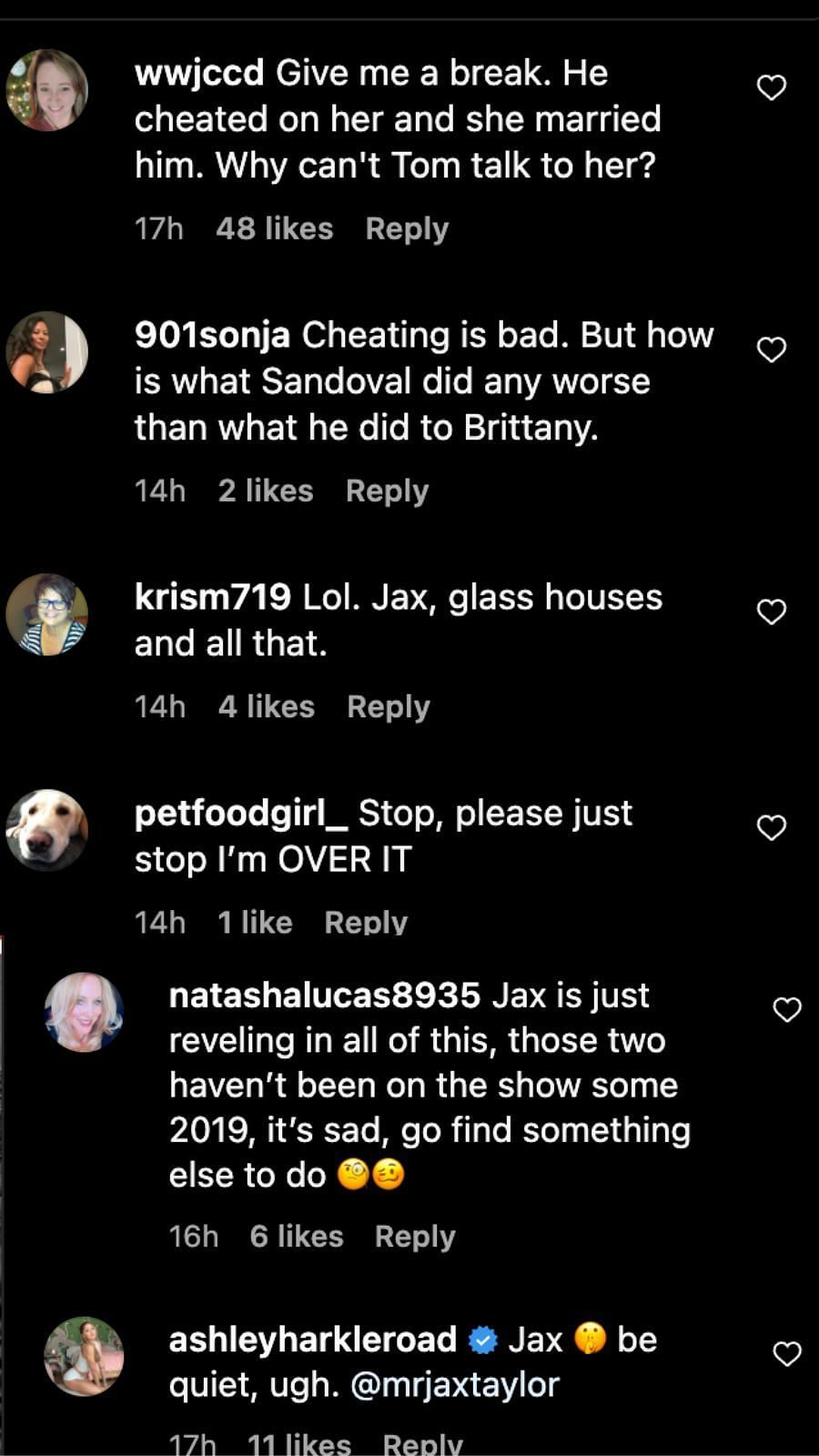 Fans react to Vanderpump Rules Jax&#039;s claims of Tom asking Brittany to attend his concert (Image via Instagram/@usweekly)