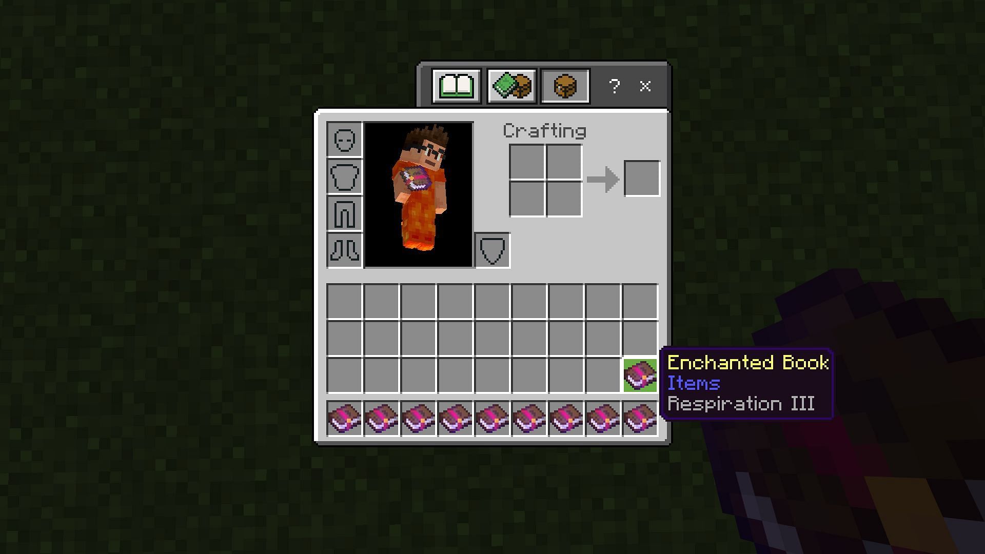 Respiration enchantment in Minecraft 1.20 update (Image via Mojang)