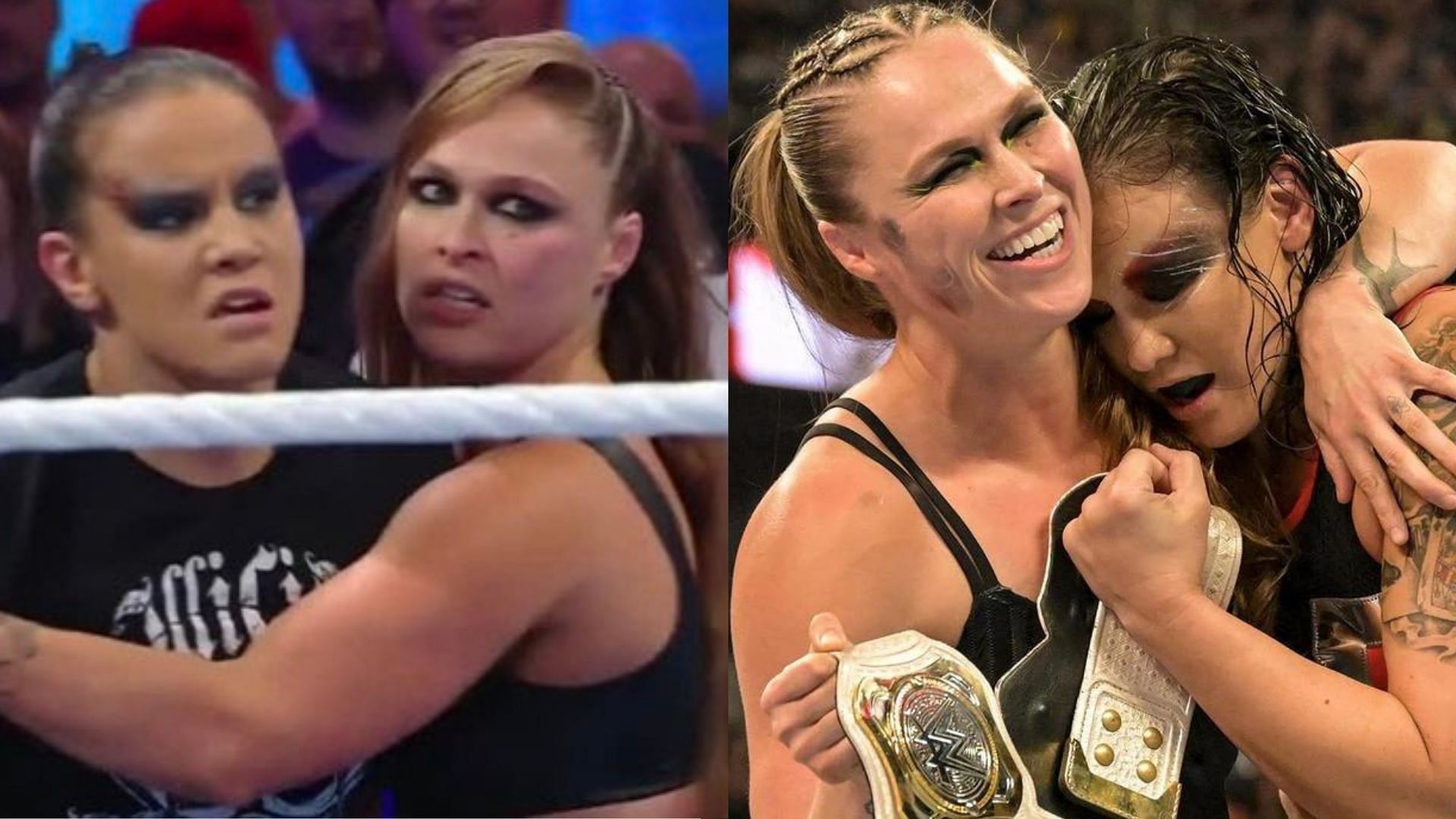 Shayna Baszler and Ronda Rousey will aim to unify the women