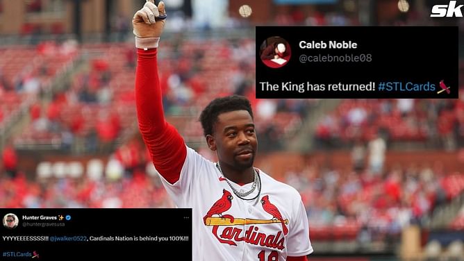 St. Louis Cardinals fans electrified as team reportedly recalling slugger Jordan Walker from Triple-A: "Cardinals Nation is behind you 100%"