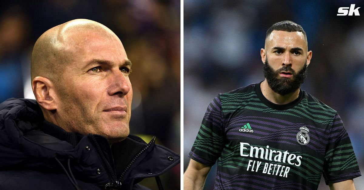 Zinedine Zidane lavished praise on his former Real Madrid striker Karim Benzema.