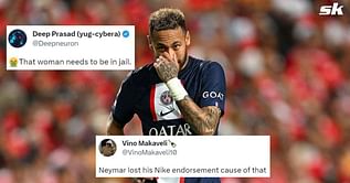 “That woman needs to be in jail” – Fans react as ‘scary’ video of woman attacking Neymar before ra*e allegations resurface