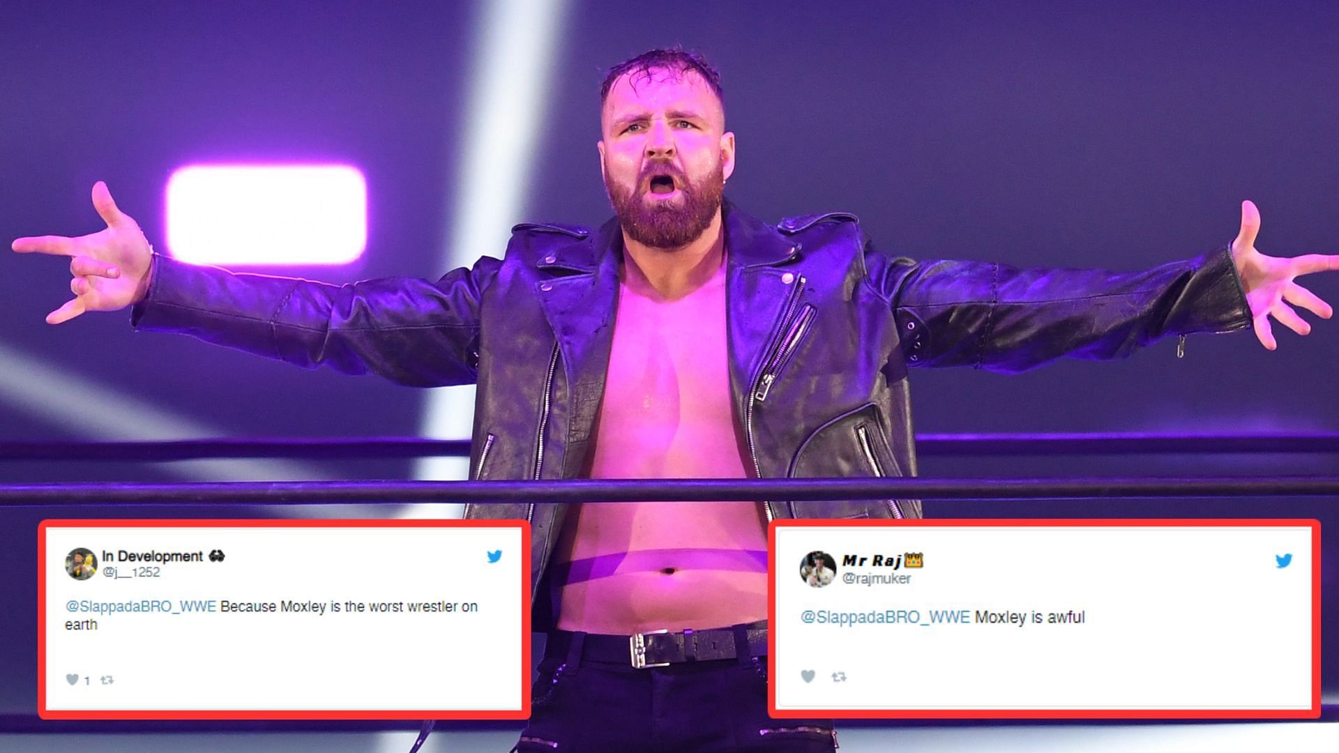 Was Jon Moxley being unprofessional during this segment?