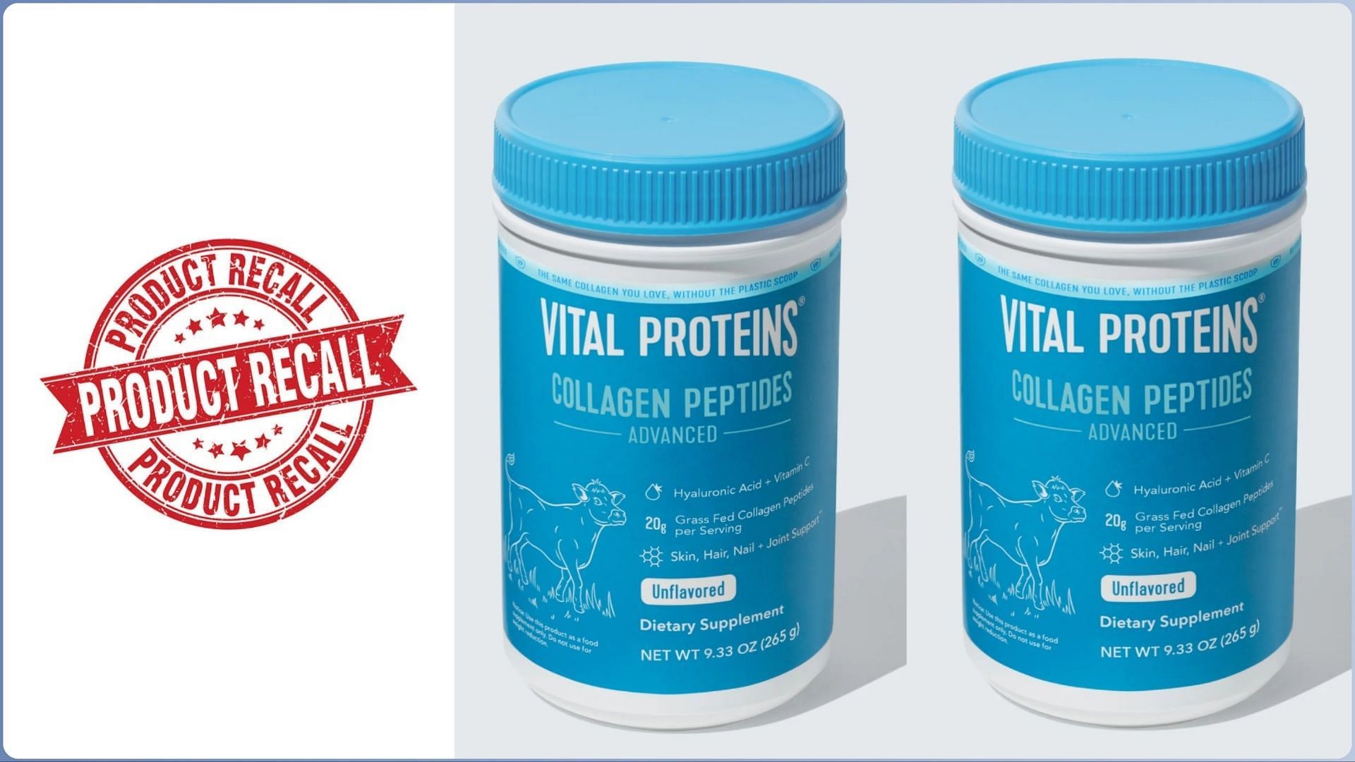 Vital Proteins recalls Vital Proteins Collagen Peptides over contamination with foreign particles (Image via Vital Proteins)