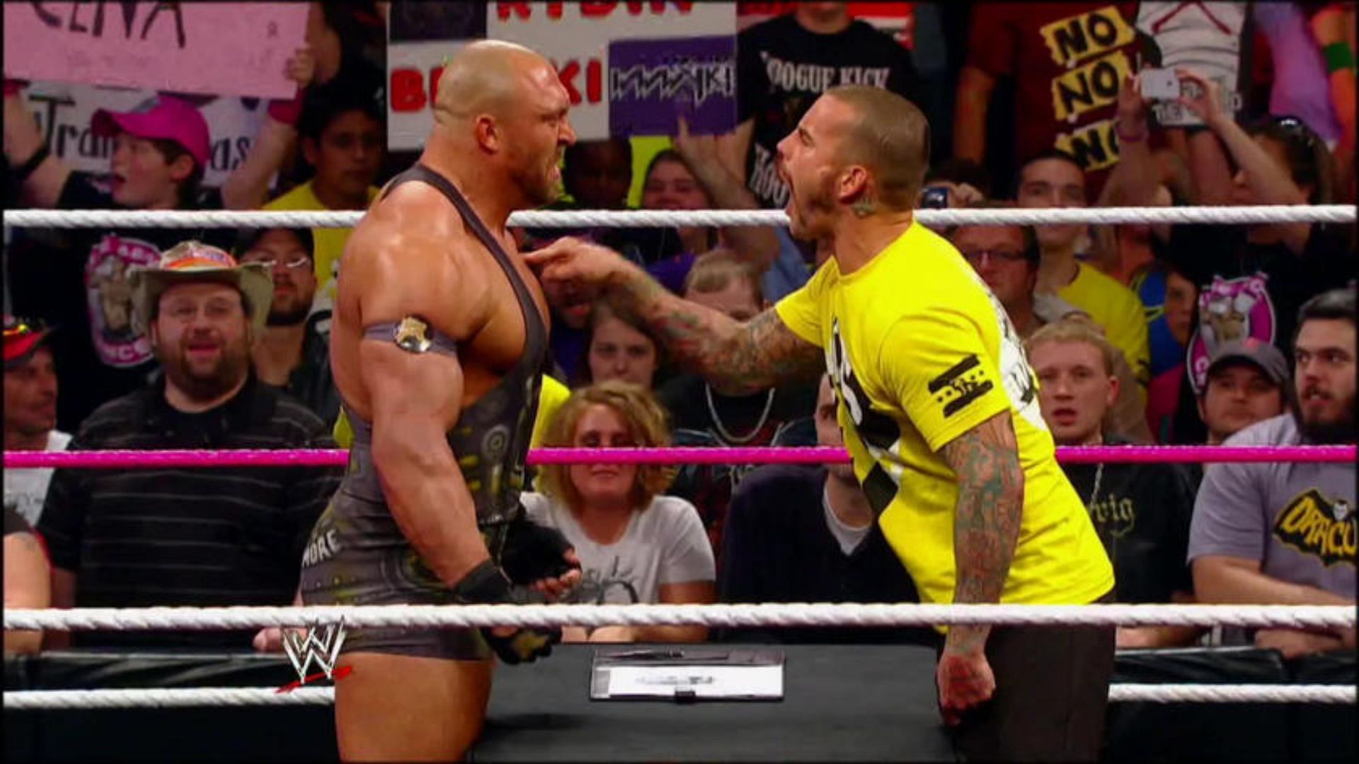 Ryback (left) and CM Punk (right)