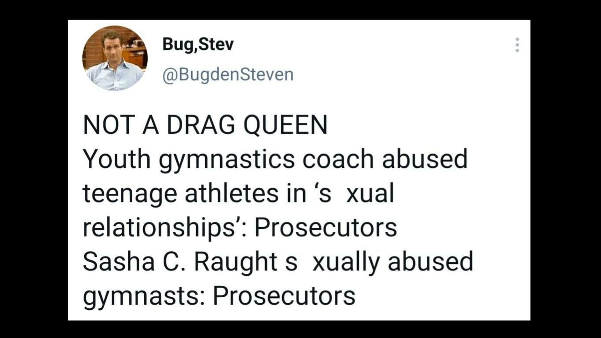 Raught has been suspended in 2020 for misconduct allegations, (Image via Bug,Stev/Twitter)