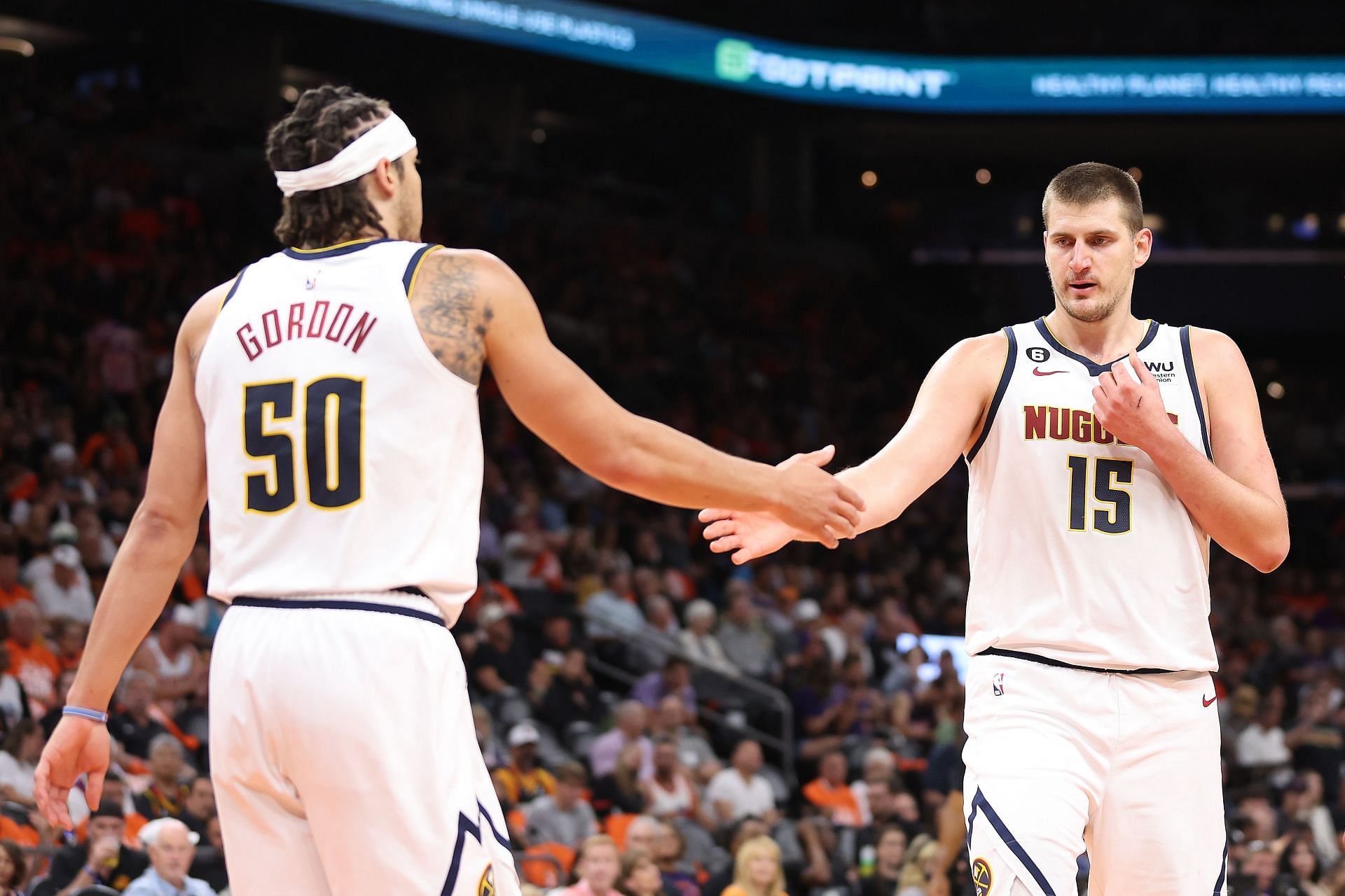 Gordon and Nikola Jokic have both been incredible this postseason (Image via Getty Images)