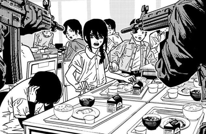 Chainsaw Man Chapter 132: Nayuta and Denji's school lives interrupted