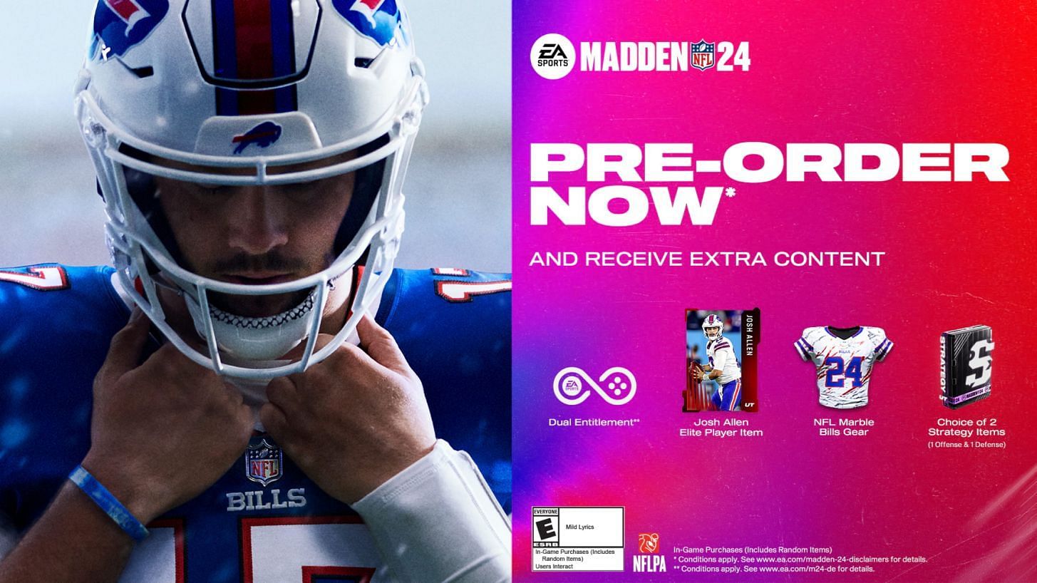 What comes in Madden NFL 24 Standard Edition?