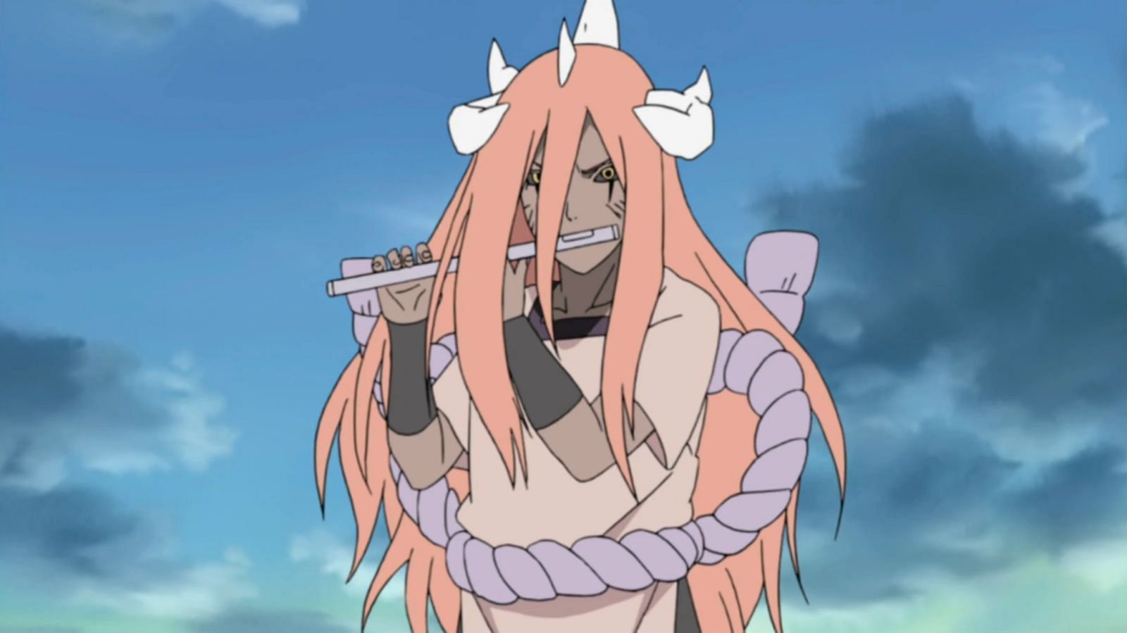 Tayuya in Naruto.