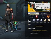 Saaho YT's Free Fire ID, stats, rank, guild, and more
