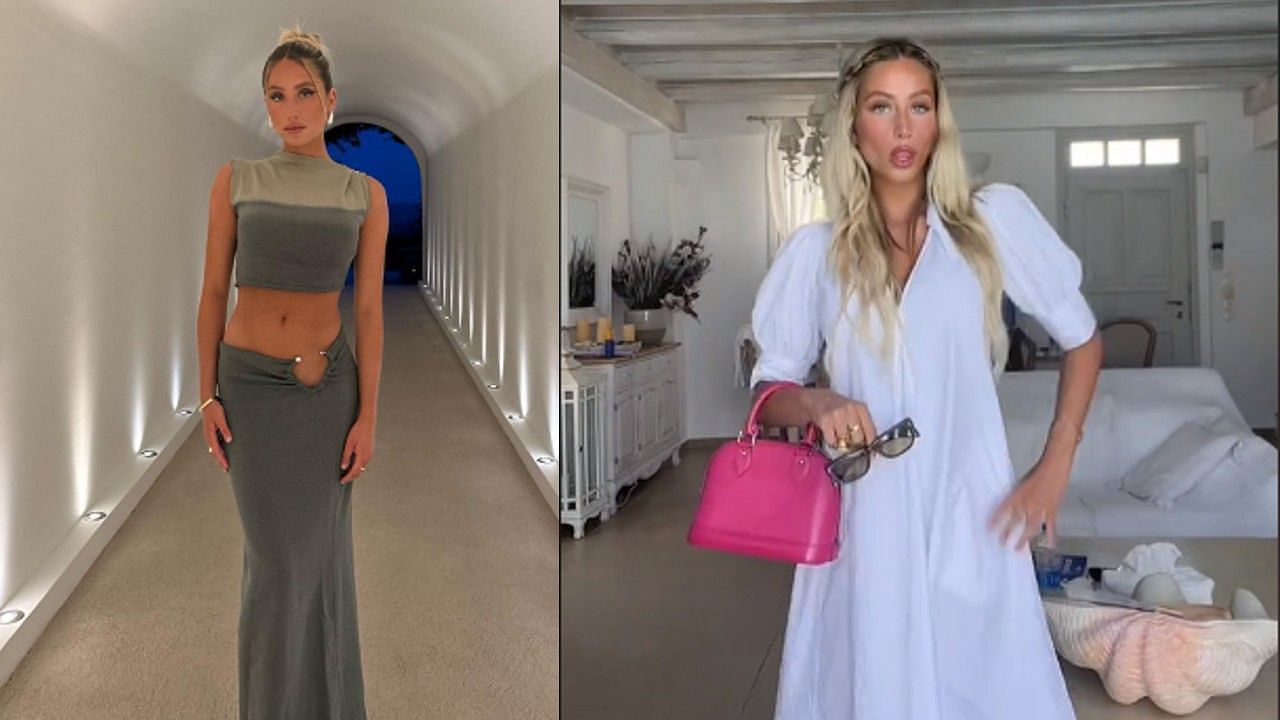 Alix Earle showed her TikTok followers the outfits she wore during her trip to Greece. 