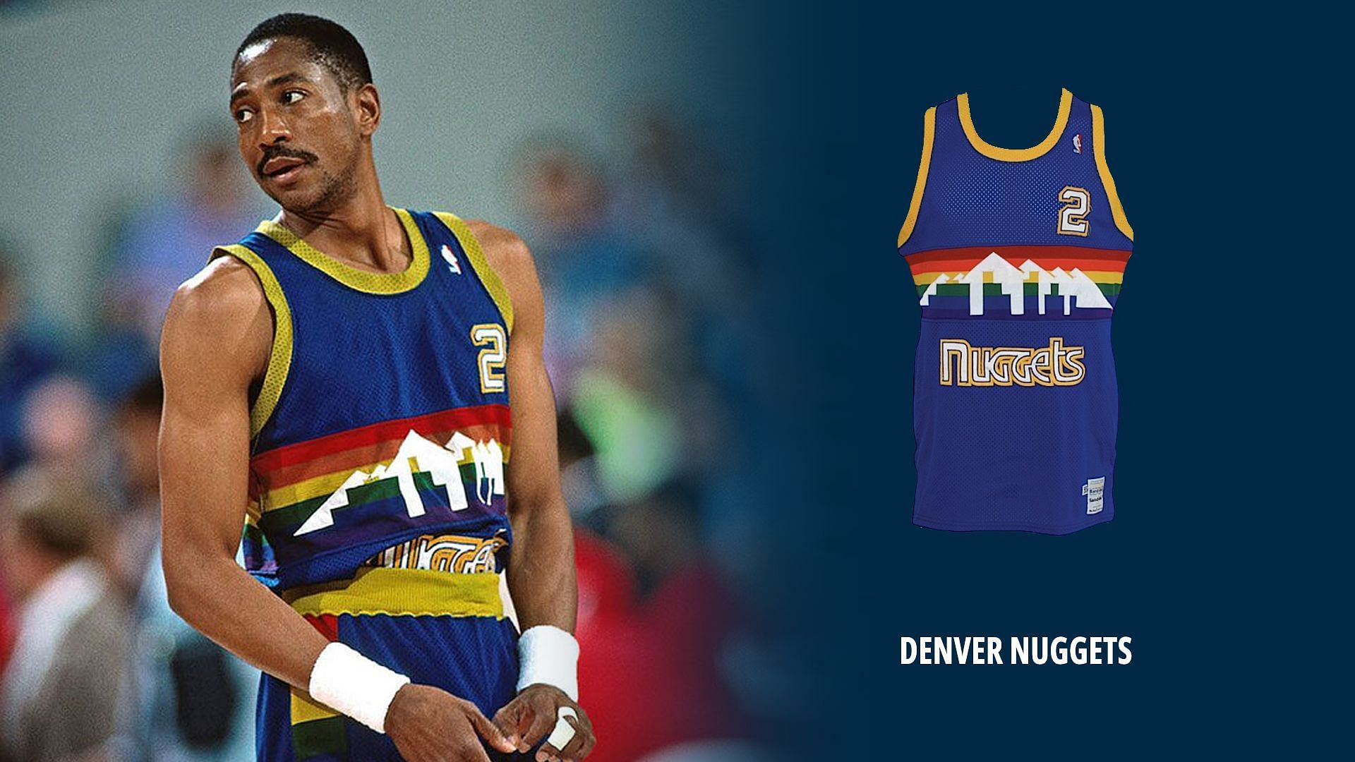 The Nuggets had their most iconic jerseys in the late 1980s