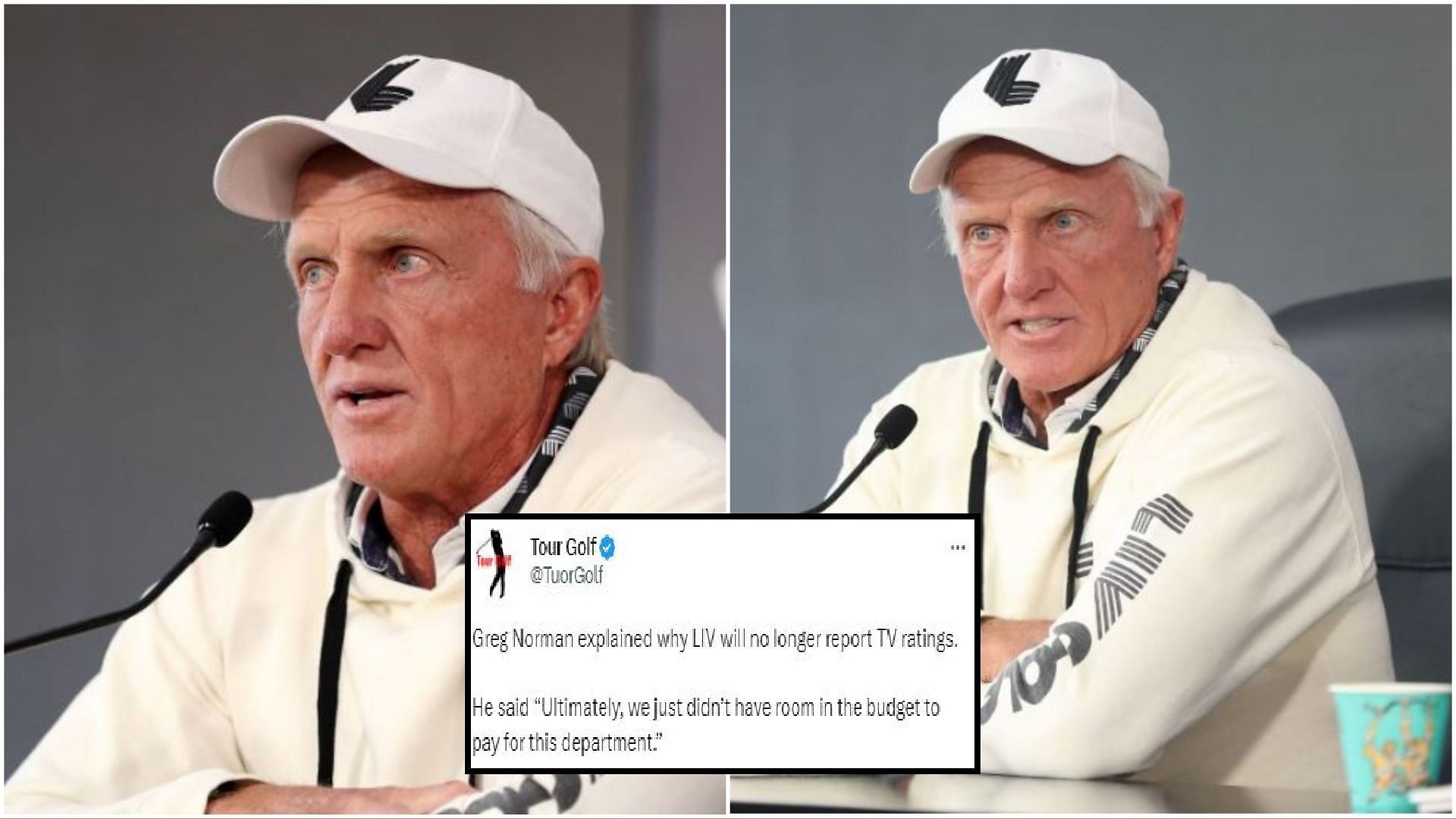 LIV Golf CEO Greg Norman (via Getty Images)