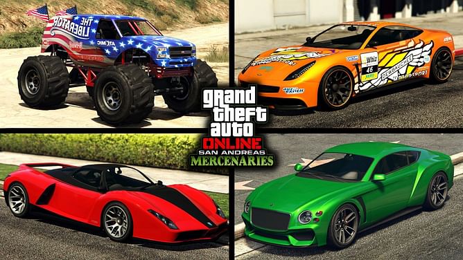 All 188 cars and vehicles removed from GTA Online in the San Andreas Mercenaries update