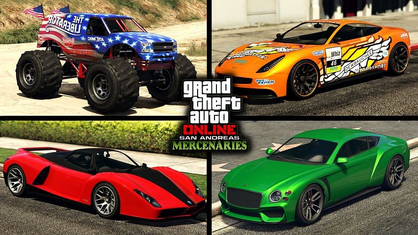 All 188 cars and vehicles removed from GTA Online in the San Andreas  Mercenaries update