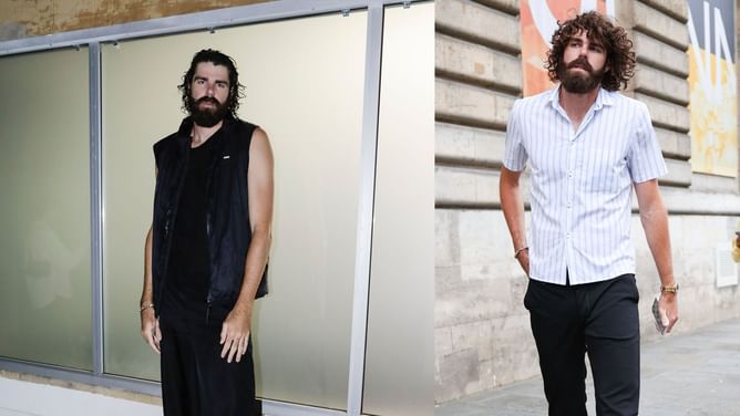 In Pictures: Reilly Opelka attends Paris Fashion Week as he continues his tennis absence