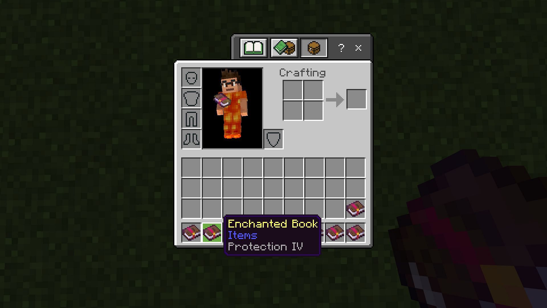 Protection enchantment in Minecraft 1.20 update (Image via Mojang)