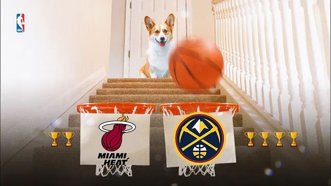 Watch: Winner of Heat vs Nuggets series predicted by viral Corgi dog ahead of 2023 NBA Finals