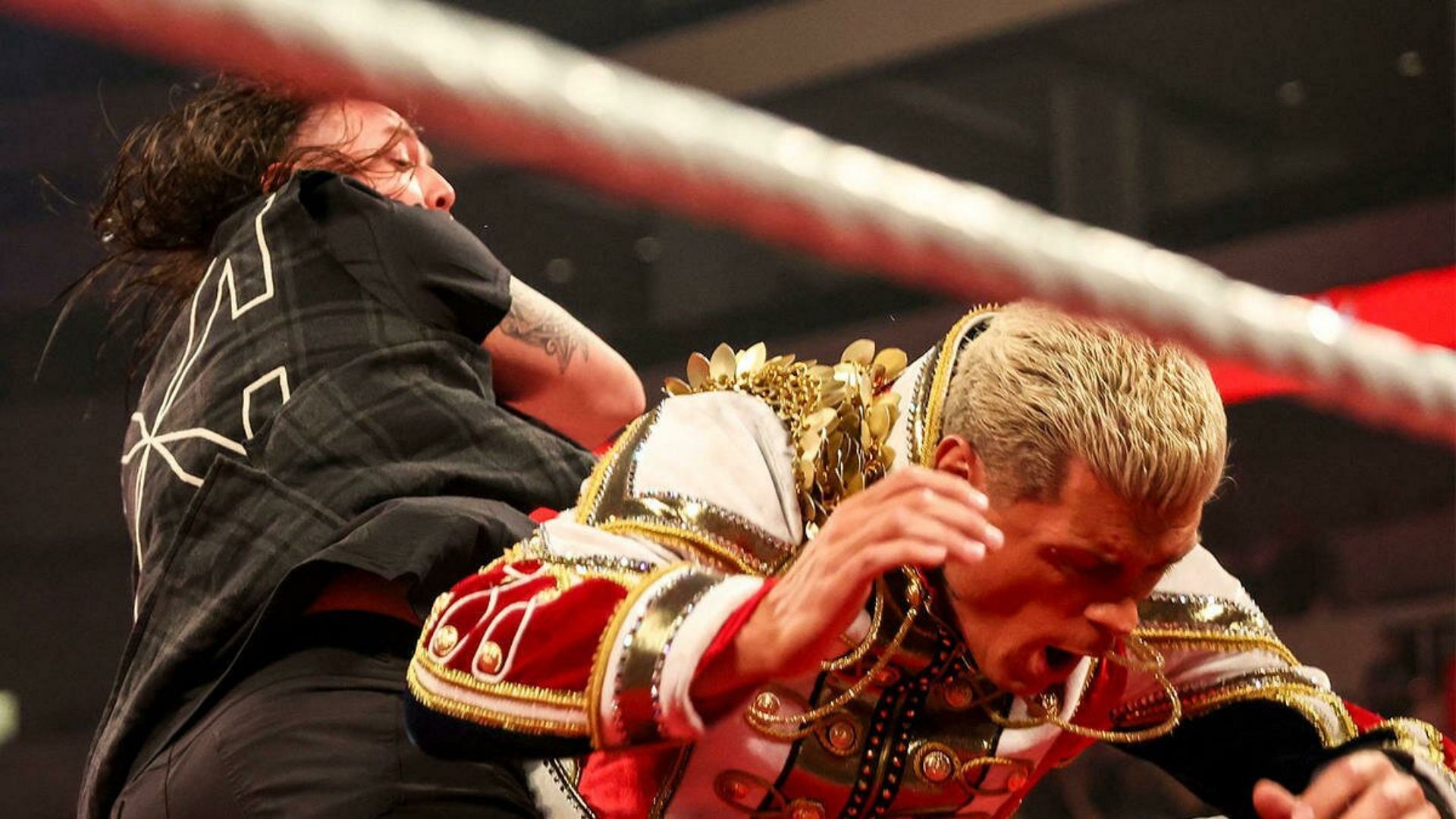 Dominik Mysterio took a shot Cody Rhodes