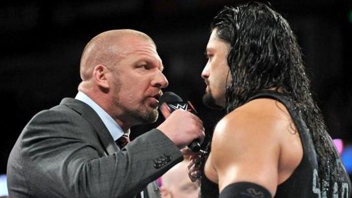 Triple H and Roman Reigns