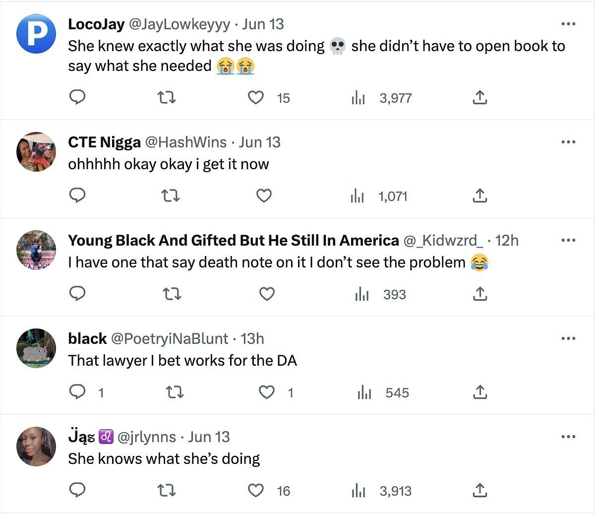 Social media users share hilarious responses after Melly&#039;s lawyer was spotted with a &quot;weird&quot; notebook (Image via Twitter)