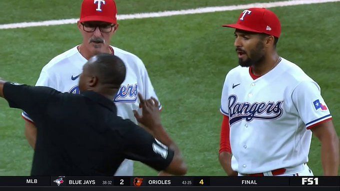 Marcus Semien, Manager Bruce Bochy Ejected as Los Angeles Angels Beat Texas  Rangers - Sports Illustrated Texas Rangers News, Analysis and More