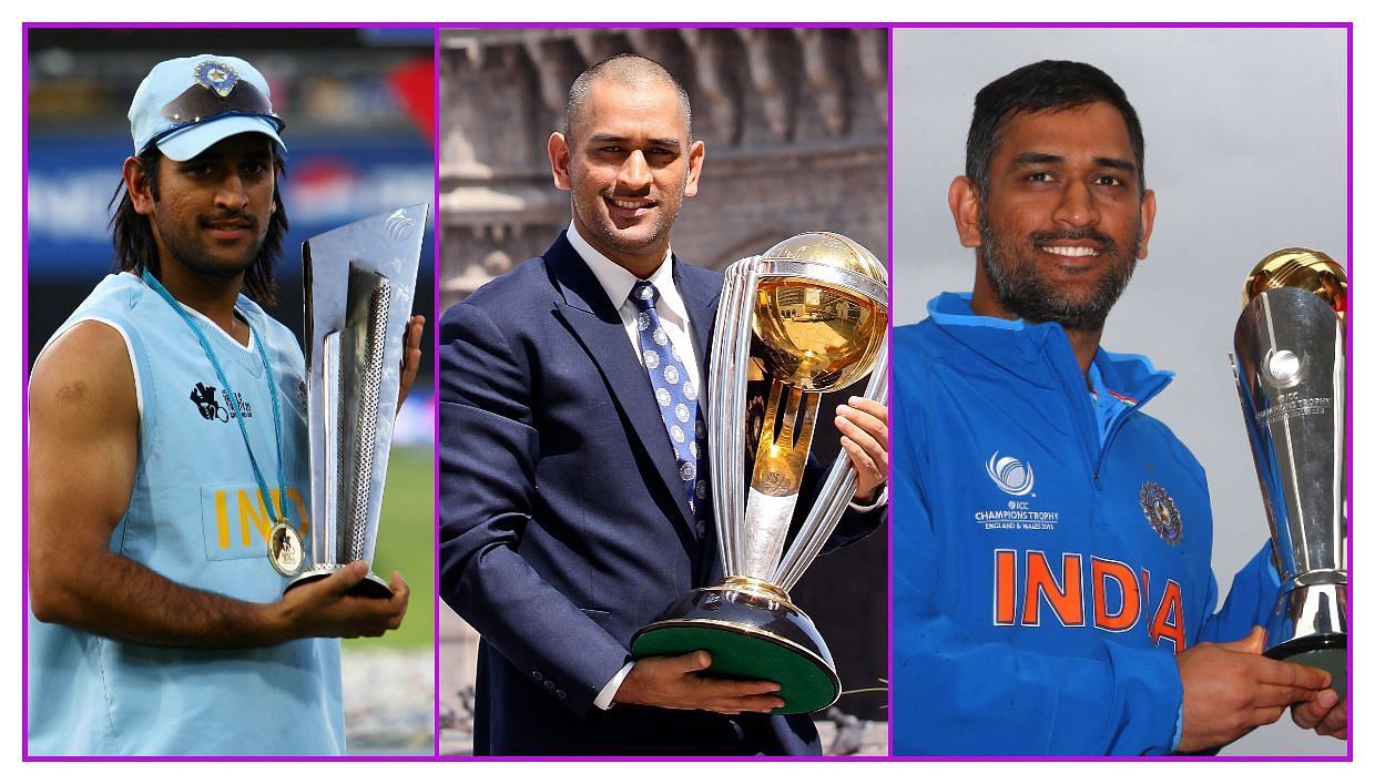  धोनी की कप्तानी में भारत ने तीन ICC ट्रॉफी जीती है